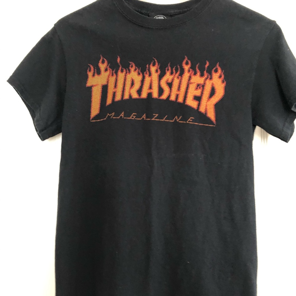 Thrasher black flame T-shirt